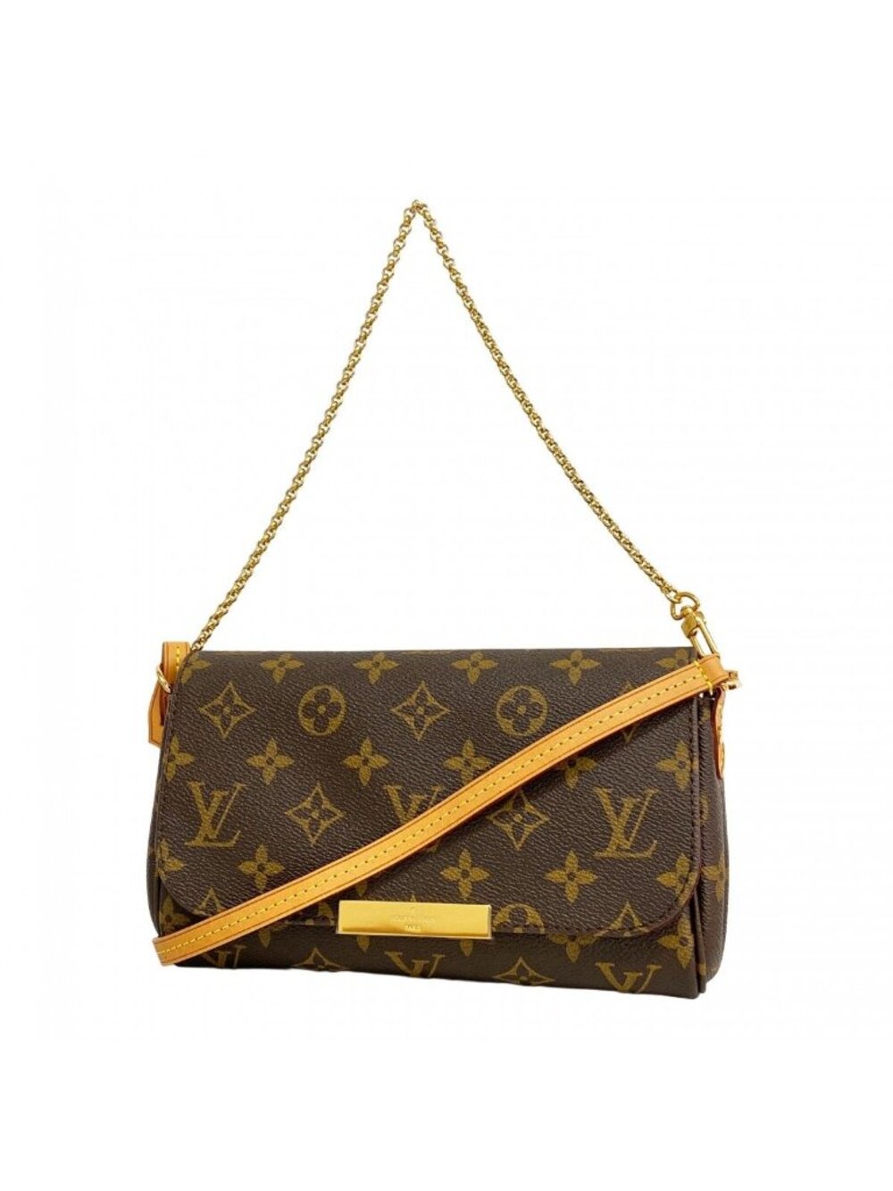 Louis Vuitton Handbag Monogram Favorite PM Brown 2-Way Bag